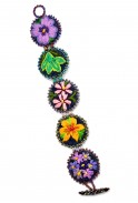 Denim Flower Bracelet
